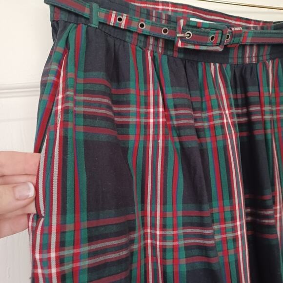 Free Assembly Plaid Midi Skirt 4 High Waist NWT Rare Find - Picture 4 of 7